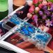 Силиконовый (TPU) чехол Deexe Fashion Glitter для Samsung Galaxy A32 (А325) - Blue Butterfly. Фото 7 из 7