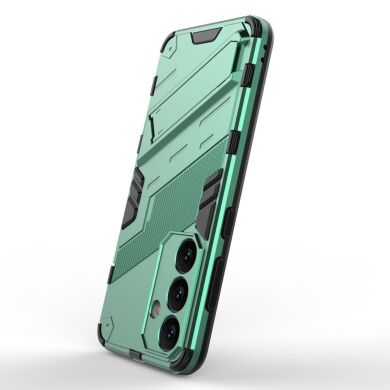 Защитный чехол Deexe Bibercas для Samsung Galaxy S24 - Green