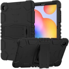 Защитный чехол Deexe Color Kickstand для Samsung Galaxy Tab S6 lite / S6 Lite (2022/2024) - Black