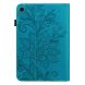 Защитный чехол Deexe Flower Print для Samsung Galaxy Tab A7 Lite (T220/T225) - Blue. Фото 3 из 9