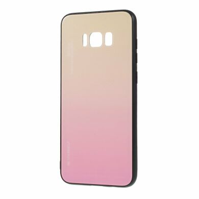 Защитный чехол Deexe Gradient Color для Samsung Galaxy S8 Plus (G955) - Gold / Pink