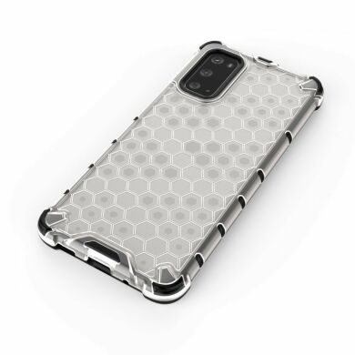 Защитный чехол Deexe Honeycomb Series для Samsung Galaxy S20 (G980) - White