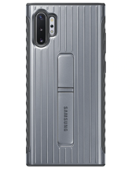 Защитный чехол Protective Standing Cover для Samsung Galaxy Note 10+ (N975)	 EF-RN975CSEGRU - Silver