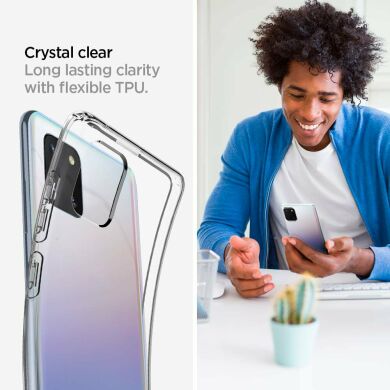 Защитный чехол Spigen (SGP) Liquid Crystal для Samsung Galaxy Note 10 Lite (N770) - Crystal Clear