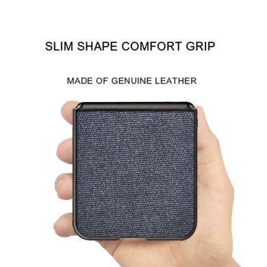 Защитный чехол UniCase Cloth Texture (FF) для Samsung Galaxy Flip 3 - Grey