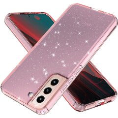 Захисний чохол UniCase Glitter Series для Samsung Galaxy S22 - Transparent Pink