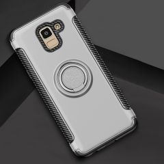 Защитный чехол UniCase Mysterious Cover для Samsung Galaxy J6 2018 (J600) - Silver