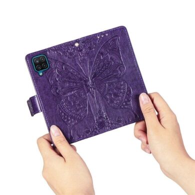 Чехол UniCase Butterfly Pattern для Samsung Galaxy M33 (M336) - Purple
