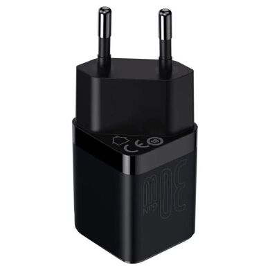 Сетевое зарядное устройство Baseus GaN3 Fast Charger 1C (30W) CCGN010101 - Black