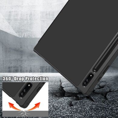 Чехол Deexe Origami Case для Samsung Galaxy Tab S8 Ultra (T900/T906) - Wine Red