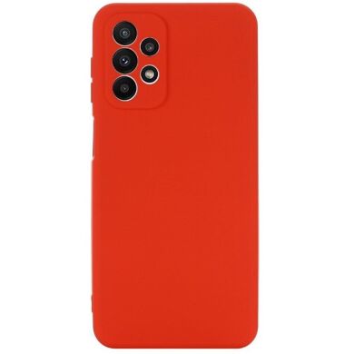 Защитный чехол Deexe Silicone Case для Samsung Galaxy A23 (A235) - Red