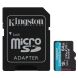 Карта памяти Kingston microSDXC 64GB Canvas Go Plus U3 V30 (R170/W70) + адаптер (SDCG3/64GB). Фото 1 из 3