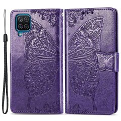 Чехол UniCase Butterfly Pattern для Samsung Galaxy M33 (M336) - Purple