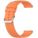Ремінець Deexe Silicone Band для годинників з шириною кріплення 20мм - Orange