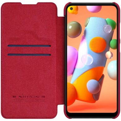 Чехол-книжка NILLKIN Qin Series для Samsung Galaxy A11 (A115) - Red