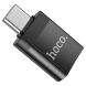 Адаптер Hoco UA17 Type-C Male to USB Female - Black. Фото 3 из 5