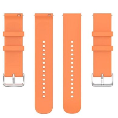 Ремешок Deexe Silicone Band для часов с шириной крепления 20мм - Orange