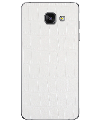 Кожаная наклейка White Alligator для Samsung Galaxy A5 (2016)