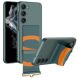 Защитный чехол GKK Leather Strap Cover для Samsung Galaxy S23 Plus (S916) - Green. Фото 1 из 7