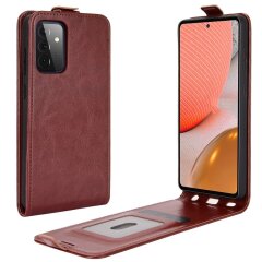 Чехол Deexe Flip Case для Samsung Galaxy A72 (А725) - Brown
