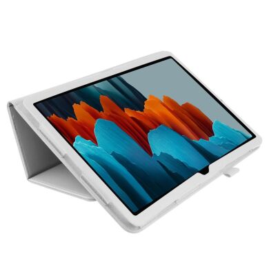 Чехол Deexe Folder Style для Samsung Galaxy Tab S7 (T870/875) / S8 (T700/706) - White
