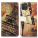 Чехол Deexe Life Style Wallet для Samsung Galaxy A03 (A035) - Eiffel Tower and Maple Leaves. Фото 1 из 7
