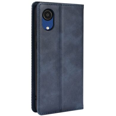 Чехол Deexe Retro Style для Samsung Galaxy A03 Core (A032) - Blue