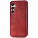 Чехол Deexe Rhombus Wallet для Samsung Galaxy A55 (A556) - Red. Фото 5 из 6