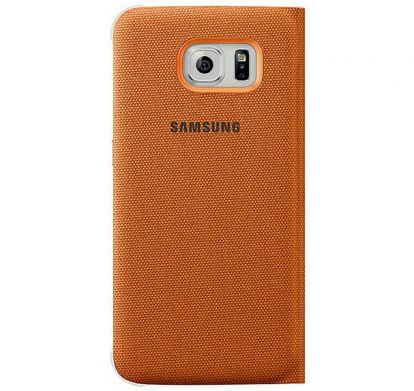 Чехол Flip Wallet Fabric для Samsung S6 (G920) EF-WG920BBEGRU - Orange