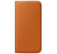 Чохол Flip Wallet Fabric для Samsung S6 (G920) EF-WG920BBEGRU - Orange