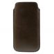 Чехол-карман Deexe Handy Pouch L для смартфонов шириной до 78мм - Brown. Фото 2 из 5