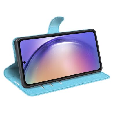 Чехол-книжка Deexe Book Type для Samsung Galaxy A55 (A556) - Blue
