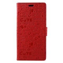 Чехол-книжка UniCase Graffiti Pattern для Samsung Galaxy A6+ 2018 (A605) - Red