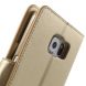 Чехол MERCURY Sonata Diary для Samsung Galaxy S6 (G920) - Gold. Фото 7 из 10