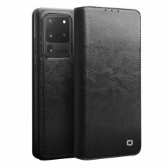 Кожаный чехол QIALINO Classic Case для Samsung Galaxy S20 Ultra (G988) - Black