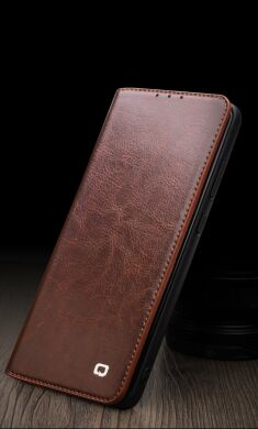 Кожаный чехол QIALINO Classic Case для Samsung Galaxy S20 Ultra (G988) - Brown