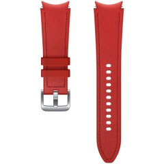 Оригінальний шкіряний ремінець Hybrid Band (Size M/L) для Samsung Galaxy Watch 4 / 4 Classic / 5 / 5 Pro / 6 / 6 Classic (ET-SHR89LREGWW) - Red