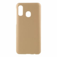 Пластиковый чехол Deexe Hard Shell для Samsung Galaxy A40 (А405) - Gold