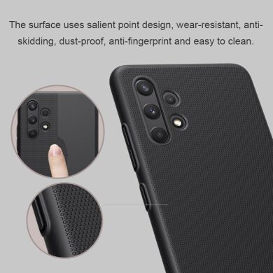 Пластиковый чехол NILLKIN Frosted Shield для Samsung Galaxy A32 (А325) - Black