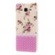 Силиконовая накладка Deexe Pretty Flowers для Samsung Galaxy A3 (A300) - Pink. Фото 3 из 5
