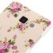 Силиконовая накладка Deexe Pretty Flowers для Samsung Galaxy A3 (A300) - Pink. Фото 4 из 5