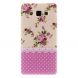 Силиконовая накладка Deexe Pretty Flowers для Samsung Galaxy A3 (A300) - Pink. Фото 1 из 5