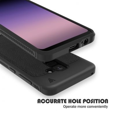 Силиконовый чехол IVSO Gentry Series для Samsung Galaxy A8+ 2018 (A730) - Black