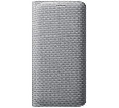 Чехол Flip Wallet Textil для Samsung S6 EDGE (G925) EF-WG925BBEGRU - Silver