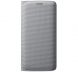 Чехол Flip Wallet Textil для Samsung S6 EDGE (G925) EF-WG925BBEGRU - Silver. Фото 1 из 3