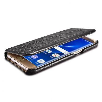Кожаный чехол ICARER Classic Croco для Samsung Galaxy S7 edge (G935)