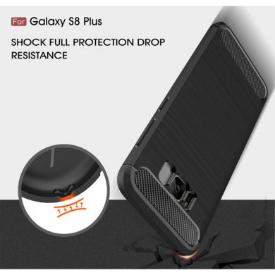 Защитный чехол UniCase Carbon для Samsung Galaxy S8 Plus (G955) - Dark Blue