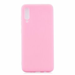 Силиконовый (TPU) чехол Deexe Matte Case для Samsung Galaxy A70 (A705) - Pink