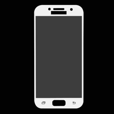 Защитное стекло HAT PRINCE Full Covered для Samsung Galaxy A3 (2017) - White