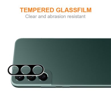Защитное стекло на камеру AMORUS Black Lens для Samsung Galaxy S23 - Black